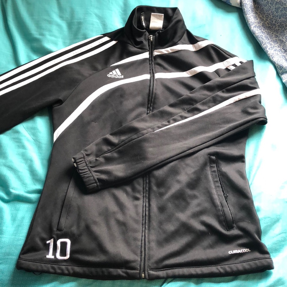 Adidas soccer jacket.